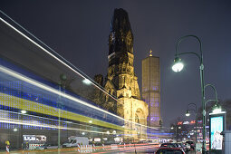 Kaiser Wilhelm Gedächtniskirche, Breitscheidplatz, Berlin, Deutschland, Europa