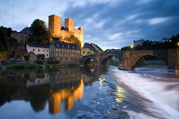 Runkel Castle on the river Lahn, Hesse, Germany, Europe