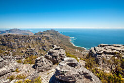 View from Table Mountain, Cape Town, Western Cape, South Africa, Africa