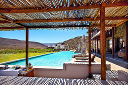 Swimming Pool at Aquila Lodge, Cape Town, Western Cape, South Africa, Africa