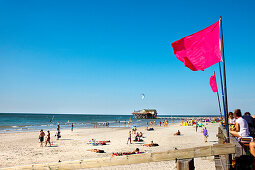 Strand von St. Peter-Ording, Schleswig-Holstein, Deutschland