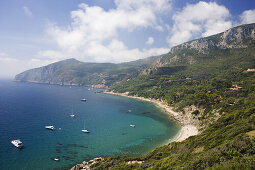 Southern coast of Monte Argentario near Lo Sbarcatello, Maremma, Tuscany, Italy