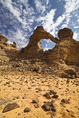 Stony desert, Tassili Maridet, Libya, Africa