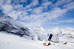 Neue Monte Rosa-Hütte, Zermatt, Kanton Wallis, Schweiz