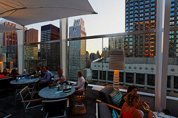 ROOF, Rooftop Bar and Grill, The Wit Hotel, Chicago, Illinois, USA