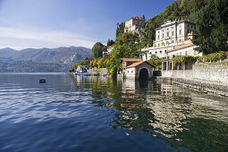 Luxury villas at Orta San Giulio, Lake Orta, Piedmont, Italy