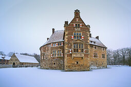 Wasserschloss Vischering, bei Lüdinghausen, Münsterland, Nordrhein-Westfalen, Deutschland