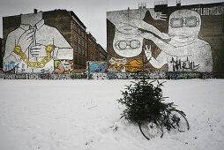 Wandbemalung, Kreuzberg, Berlin, Deutschland