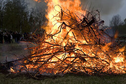 A bonfire on Walpurgis night, Sweden