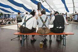 Alpine Finger Wrestling Championship, Antdorf, Upper Bavaria, Germany