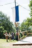 Mountain festival, Kraxnbichl, Neufahrn, Egling, Upper Bavaria, Germany