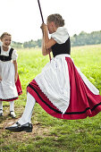 Sommerfest, Kreut-Alm, Großweil, Oberbayern, Bayern, Deutschland