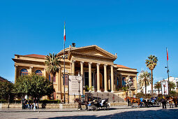 Theater, Teatro Massimo, Palermo, Sicily, Italy