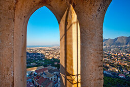 View from the Cathedral, Monreale, Palermo, Sicily, Italy