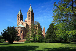 Dom zu Speyer, Speyer, Rhein, Rheinland-Pfalz, Deutschland