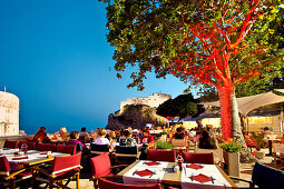 Restaurant Dub, old town, Dubrovnik, Dalmatia, Croatia