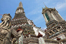 Buddhistischer Tempel Wat Arun, Bangkok, Thailand, Asien