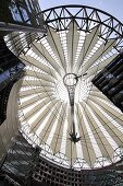 Sony Center designed by Helmut Jahn, Postdamer Platz, Berlin, Germany