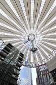 Sony Center designed by Helmut Jahn, Postdamer Platz, Berlin, Germany