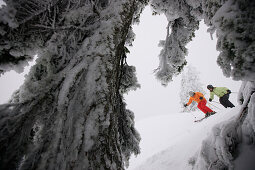 Downhill skiing, Cypress Mountain, British Columbia, Canada