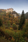 Rabenstein castle, Ahorntal, Franconian Switzerland, Franconia, Bavaria, Germany