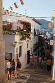 Restaurant in der Altstadt, Altea, Provinz Alicante, Spanien