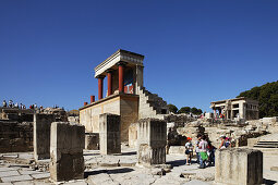 Nordeingang, Palast von Knossos, Knossos, Kreta, Griechenland