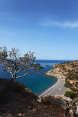 View over bay, Agia Fotia, Prefecture Lasithi, Crete, Greece