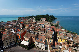 View over Sirmione, Lake Garda, Veneto, Italy