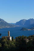 Plesio, view to Bellagio, Lake Como, Lombardy, Italy