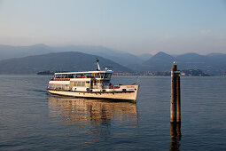 Excursion boat, Stresa, Lago Maggiore, Piedmont, Italy