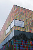 South-West Side of the Brandhorst Museum, Architecture firm Sauerbruch Hutton, Munich, Upper Bavaria, Bavaria, Germany