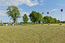 Corpus Christi procession,  Benediktbeuern, Alpine foreland, Upper Bavaria, Bavaria, Germany