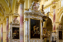 Klosterkirche Ebrach, ein ehemaliges Kloster der Zisterzienser in Ebrach, Oberfranken, Bayern, Deutschland, Europa