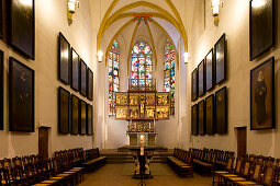 Interior view of St. Thomas Church, Leipzig, Saxony, Germany, Europe