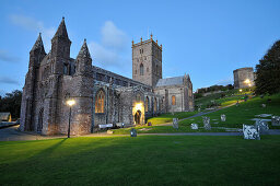 Kathedrale von St Davids, Pembrokeshire, Wales, Großbritannien