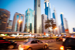 Städtischer Verkehr, Dubai-Stadt, Dubai, Vereinigte Arabische Emirate (VAE)