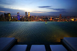 Sands SkyPark und Infinity Pool, Marina Bay Sands, Hotel, Singapur, Asien