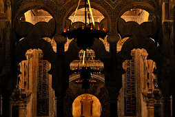 Innenaufnahme, Mezquita-Catedral, Cordoba, Provinz Cordoba, Andalusien, Spanien, Mediterrane Länder