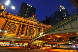 Pershing Square, Grand Central Station, Chrysler building, Manhattan, USA, New York City, New York, USA, North America, America
