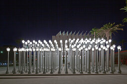 Modern Street Light Art, Los Angeles, CA, USA