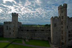 Caernarfon Castle, Caernarfon, Wales, UK