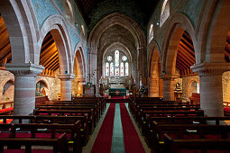 Inside the church in the village of Betws-y-coed, Snowdonia National Park, Wales, UK
