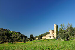 Abtei Sant’Antimo, bei Montalcino, Toskana, Italien