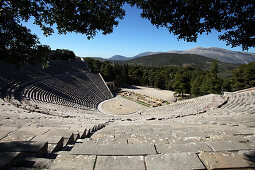 Amphitheatre of Epidaurus, Peloponnes, Greece