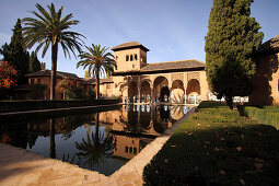 El Partal, Palacios Nazaries, Alhambra, Granada, Andalusien, Spanien