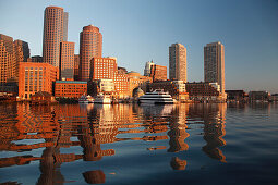 Blick auf das Stadtzentrum von Boston, Massachussets, USA