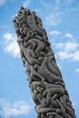 Monolith of Life by artist Gustav Vigeland in Vigeland Park, Oslo, Oslo, Norway