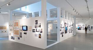 Deutsches Architekturmuseum, Ausstellungsebene 1. Obergeschoss, Von Deutschland nach Argentinien, Architekt O M Ungers, Frankfurt am Main, Hessen, Deutschland, Europa