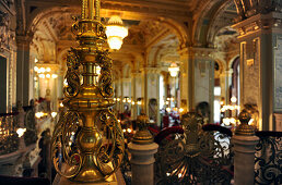 Innenansicht des Cafes im Grand Hotel New York, Budapest, Ungarn, Europa